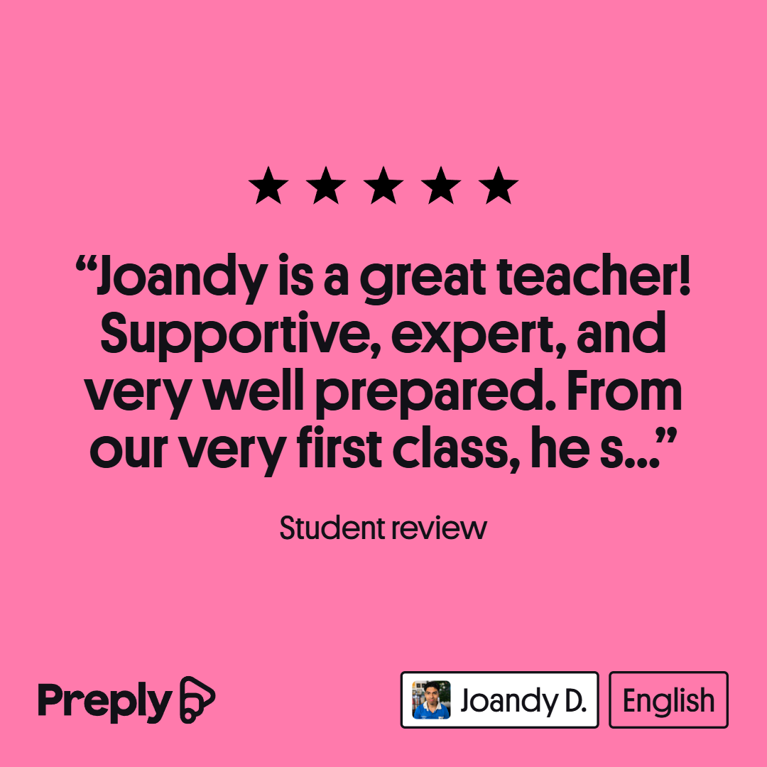 Preply review from Ricardo